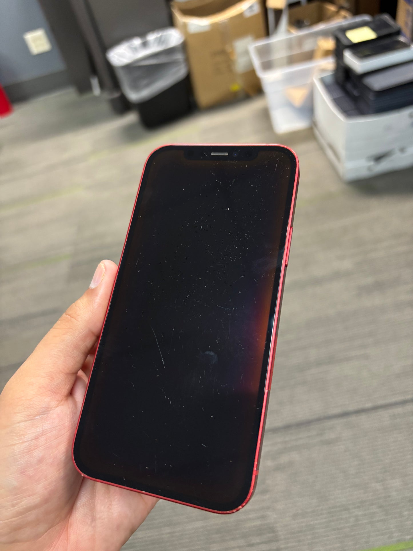 iPhone 12 Unlocked (DAMAGED)